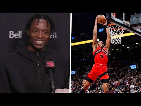 O.G. Anunoby thinks Scottie Barnes’ dunk was better than his