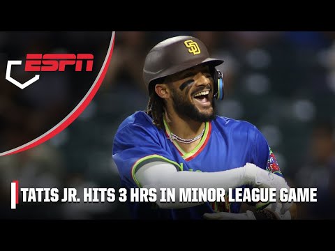 Fernando Tatis Jr. hits 3 home runs in minor league game | MLB on ESPN