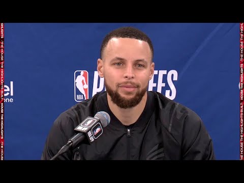Stephen Curry Talks Game 1 Loss to Kings, Postgame Interview