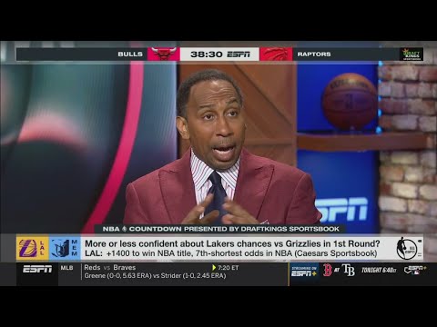 Stephen A. tells Jalen Rose that LeBron and Lakers will sweep Ja Morant & Grizzlies in 1st Rd