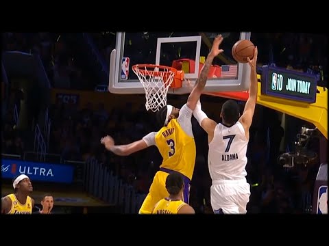 Anthony Davis SWATS away the shot - Lakers vs Grizzlies Game 6