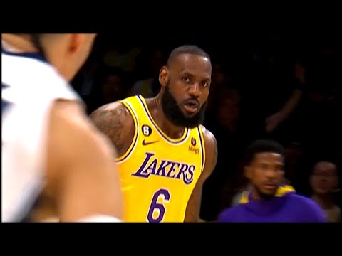 LeBron connects on the 3-Pointer - Lakers vs Grizzlies Game 6