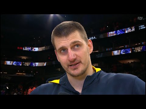 Nikola Jokić post game interview after eliminating the Phoenix Suns in Game 6
