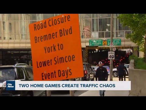 Gametime gridlock: two home games in Toronto create traffic chaos