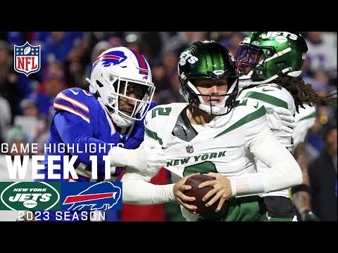 New York Jets vs. Buffalo Bills | 2023 Week 11 Game Highlights